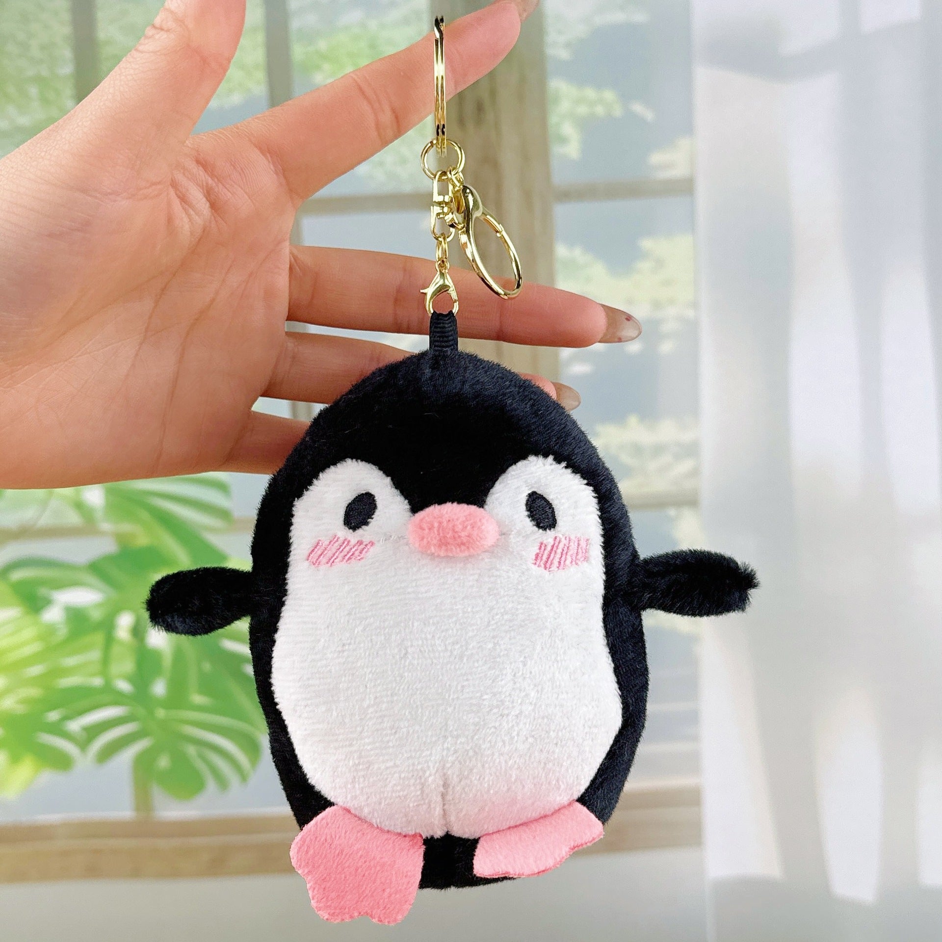 Wholesale  Cartoon Penguin Doll Pendant Cute Little Penguin Plush Toy Keychain Pendant Bag Hanging Ornament Grasp Gifts